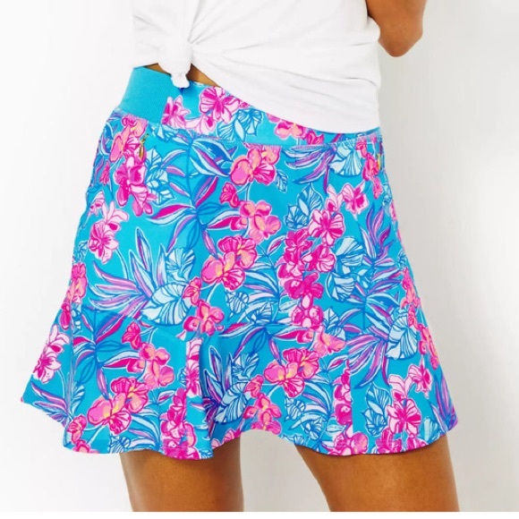 Lilly Pulitzer Dresses & Skirts - 🦩🩷💙 NWT Lilly Pulitzer Luxletic Fara Skort
In Orchid Oasis Size XL